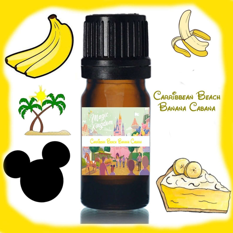 Caribbean Beach Banana Cabana Fragrance Oil Disney Diffuser Oil Disney Fragrance Summer Scent Caribbean Beach Resort Scent Caribbean Beach Banana Cabana Fragrance Oil...