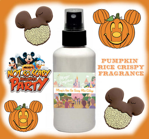 Mickeys Not So Scary Halloween Pumpkin Rice Crispy Treat Fragrance Disney FragranceSpray 2-4 oz Spray Bottle Room Spray Fall Scent Body Spray Mickeys Not So Scary Halloween Pumpkin...
