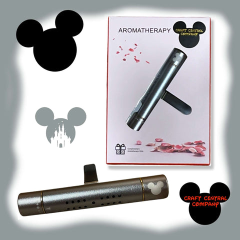 Disney Dark Grey / Silver Car Diffuser with Engraved Mickey Mouse Disney Dark Grey / Silver Car...