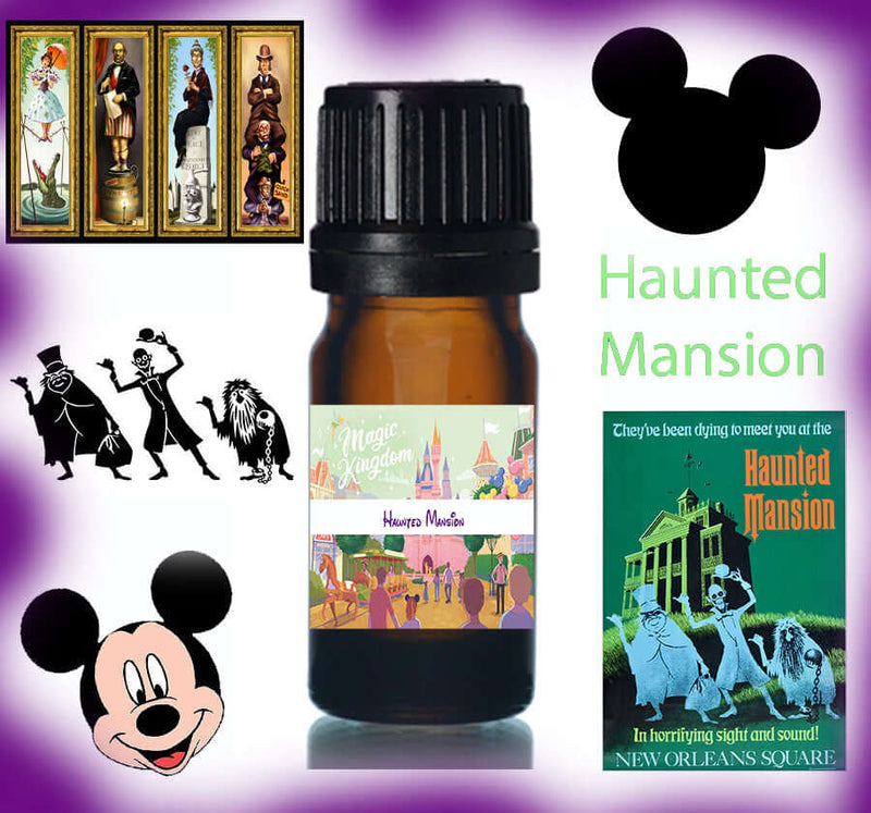 Haunted Mansion Fragrance 5ml & 10ml Dropper Bottle Disney Diffuser Oil Fragrance Haunted Mansion Fragrance 5ml & 10ml...