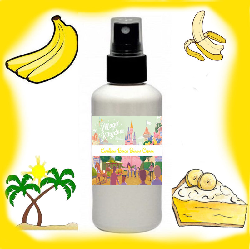 Caribbean Beach Banana Cabana Fragrance 2 oz Spray Bottle Room Spray Body Spray Disney Fragrance Summer Scent Caribbean Beach Resort Scent Caribbean Beach Banana Cabana Fragrance 2...