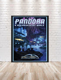 Pandora Poster Navi River Journey Poster 8x10 11x14 13x19 16x20 Animal Kingdom Avatar Poster Vintage Pandora A Bioluminescent World Poster