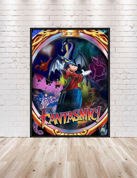 K*N様 激レア90s 【USA製】Disney MGM Fantasmic ヴ 古着 90s USA製 Disney Fantasmic 豪華 ヴィランズ × ミッキー