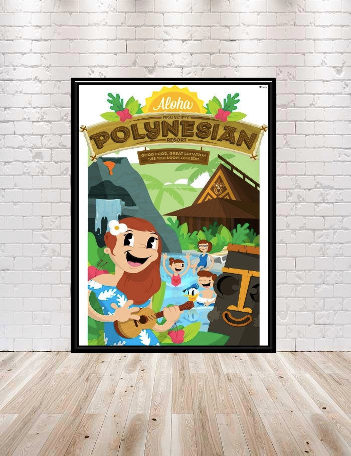 Polynesian Resort POSTER Aloha Polynesian poster...