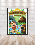 Polynesian Resort POSTER Aloha Polynesian poster Vintage Disney Poster Size 8x10 11x14 13x19 Disney World Poster Disney Hotel Poster Hawaii