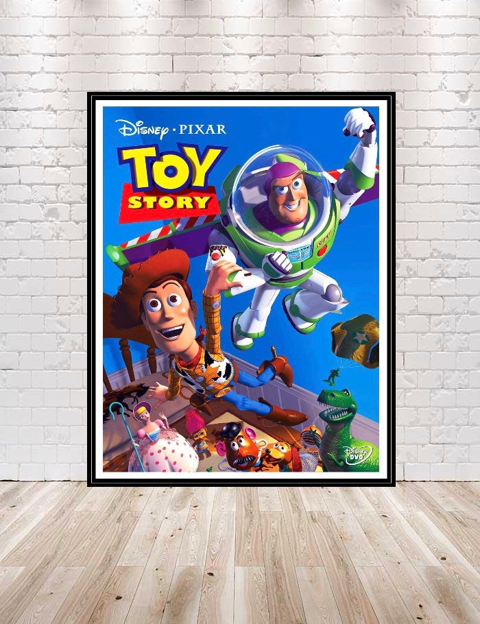 Toy Story Poster Disney Attraction Poster Hollywood Studios Poster Toy Story movie poster Vintage Disney Poster Disneyland Poster Pixar Toy Story Poster Disney Attraction Poster...
