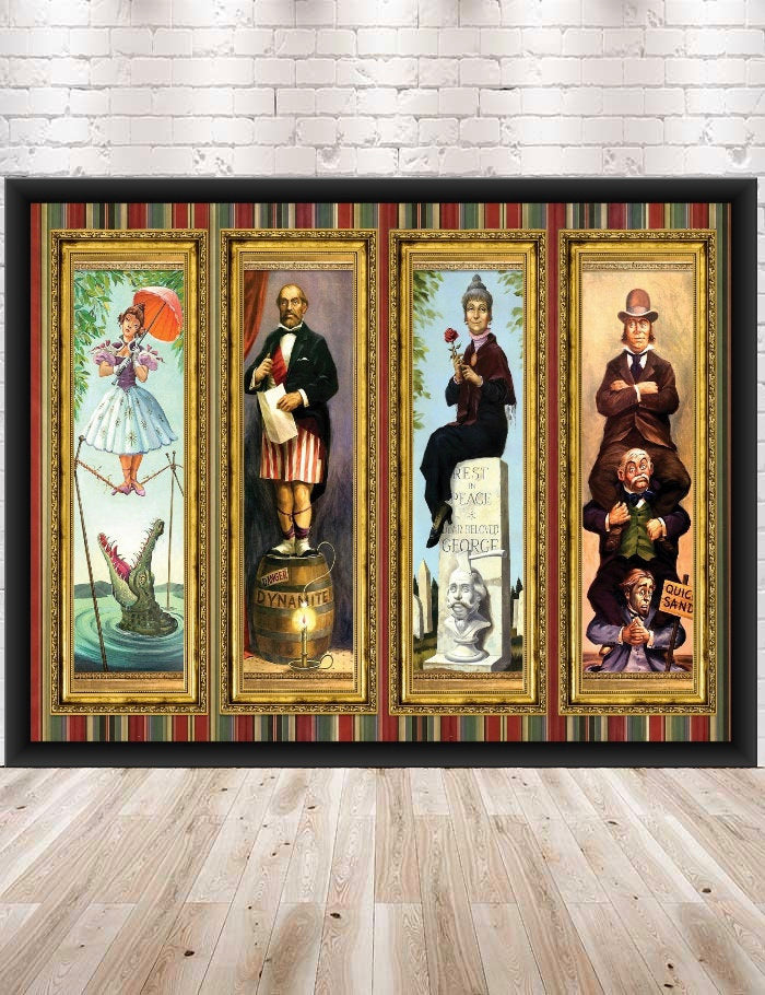 Haunted Mansion Stretching Room Poster Disney Attraction Poster Disney Posters Haunted Mansion Poster Vintage Disneyland Disney World Haunted Mansion Stretching Room Poster Disney...