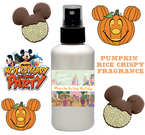 Mickeys Not So Scary Halloween Pumpkin Rice Crispy Treat Fragrance Disney FragranceSpray 2-4 oz Spray Bottle Room Spray Fall Scent Body Spray Mickeys Not So Scary Halloween Pumpkin...