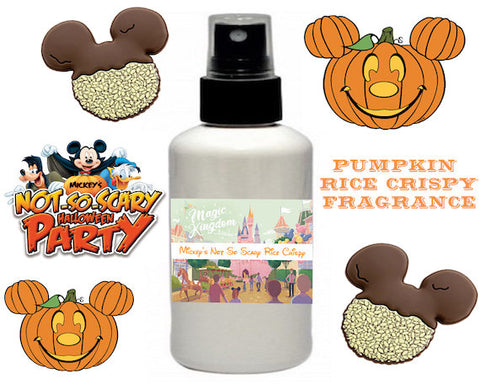 Mickeys Not So Scary Halloween Pumpkin Rice Crispy Treat Fragrance Disney FragranceSpray 2-4 oz Spray Bottle Room Spray Fall Scent Body Spray Mickeys Not So Scary Halloween Pumpkin...