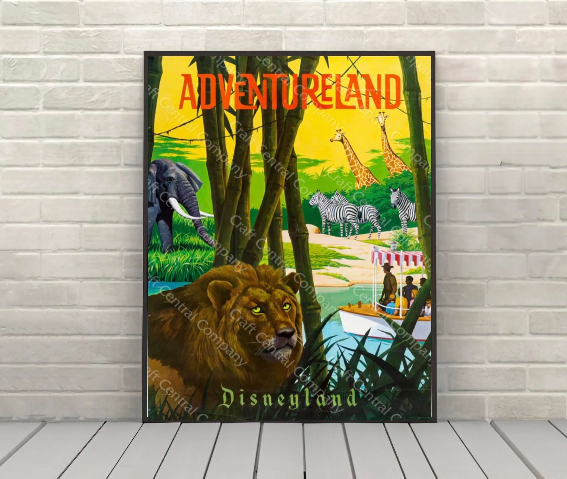 Adventureland Poster Vintage Disney Poster Classic...