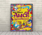 Alice in Wonderland Poster Vintage Disney Movie Poster