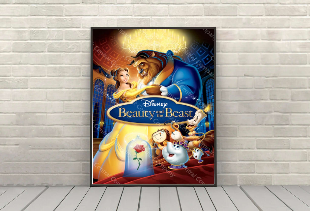 Beauty and the Beast Poster Disney...