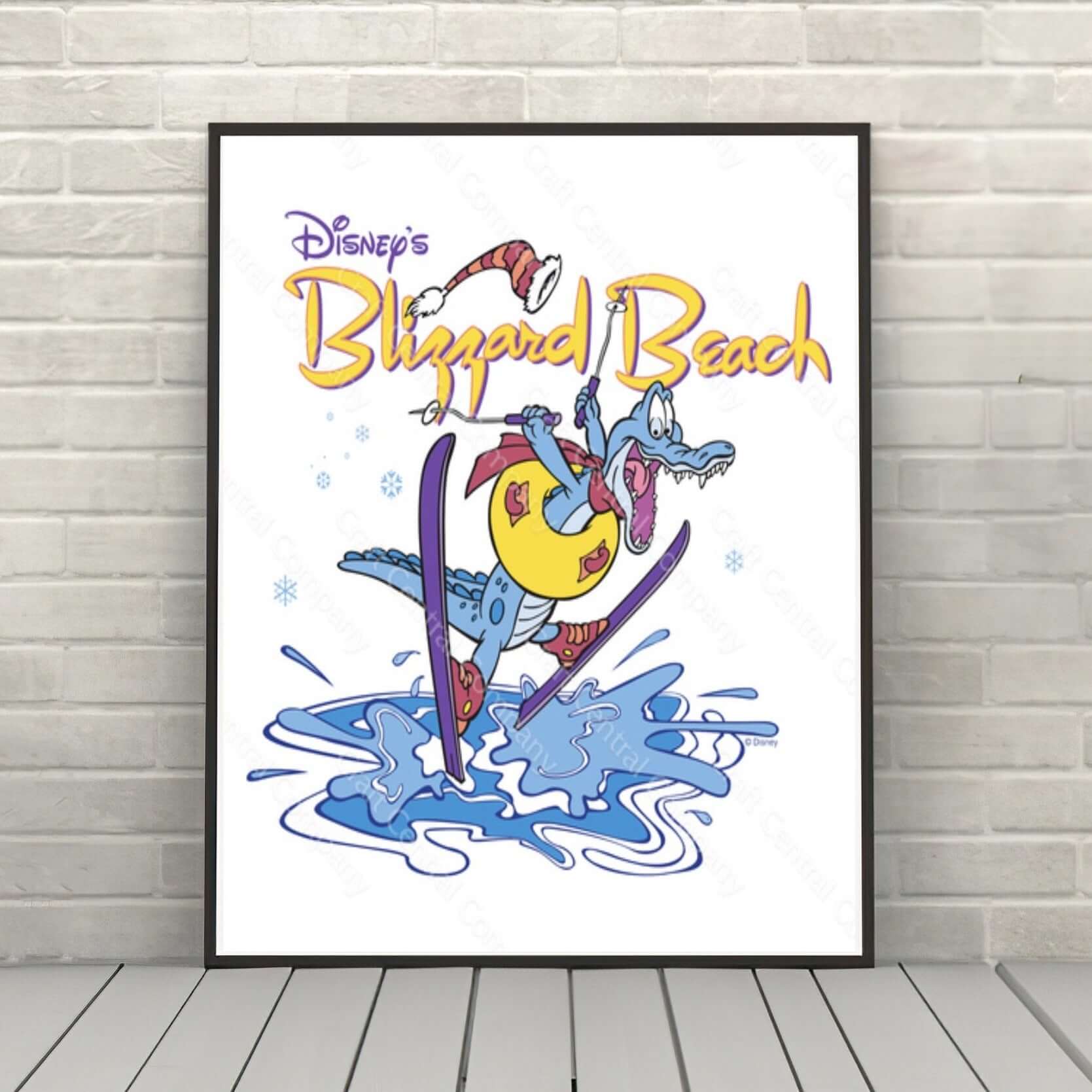 Blizzard Beach Walt Disney World Poster – CraftCentralCompany
