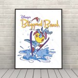 Blizzard Beach Poster Walt Disney World Poster Disney Map Poster Vintage Disney Poster  Blizzard Beach Logo Disney Water Park Wall Art