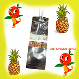 Pineapple Sorbet Car Diffuser Fragrance Refill Fragrance Magic Kingdom (2 Refills)