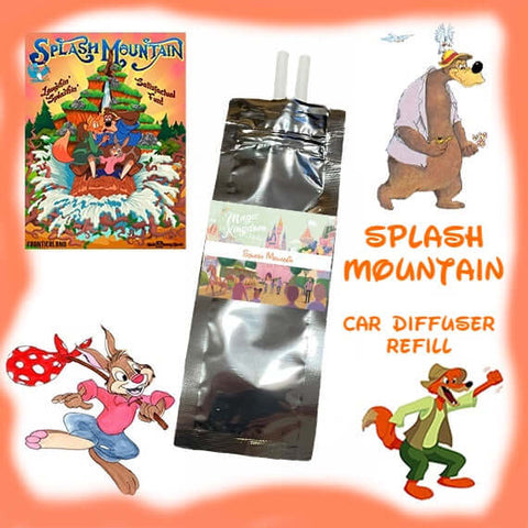 Splash Mountain Car Diffuser Fragrance Refill...