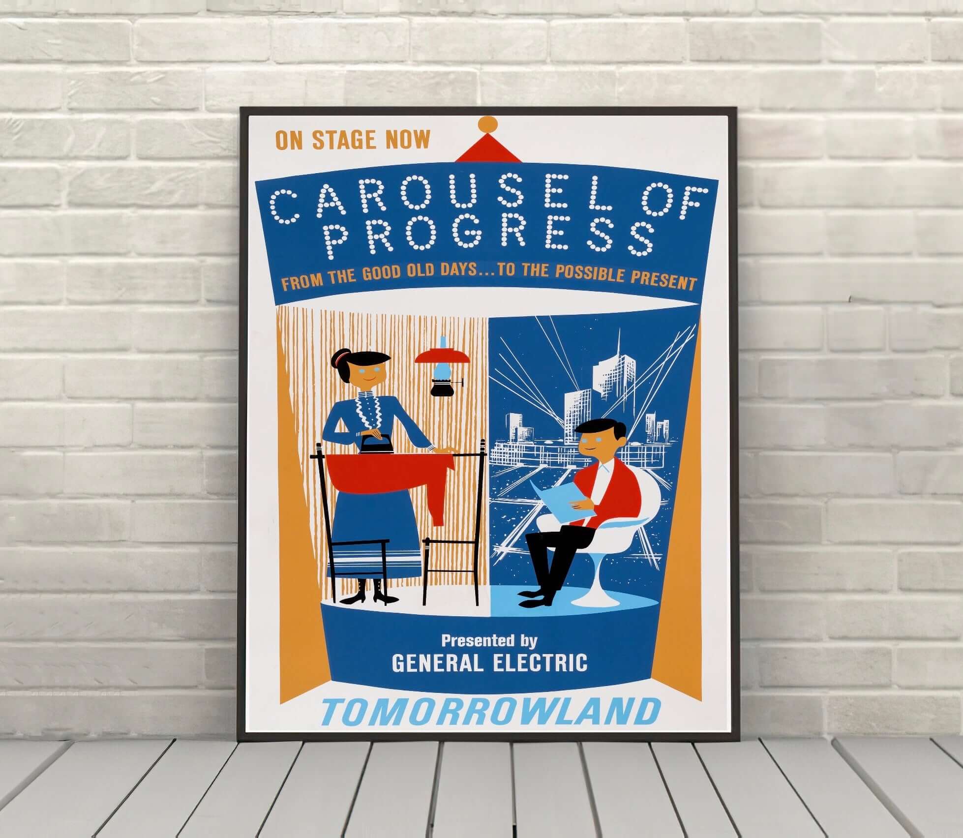 Carousel of Progress Attraction Poster Vintage...