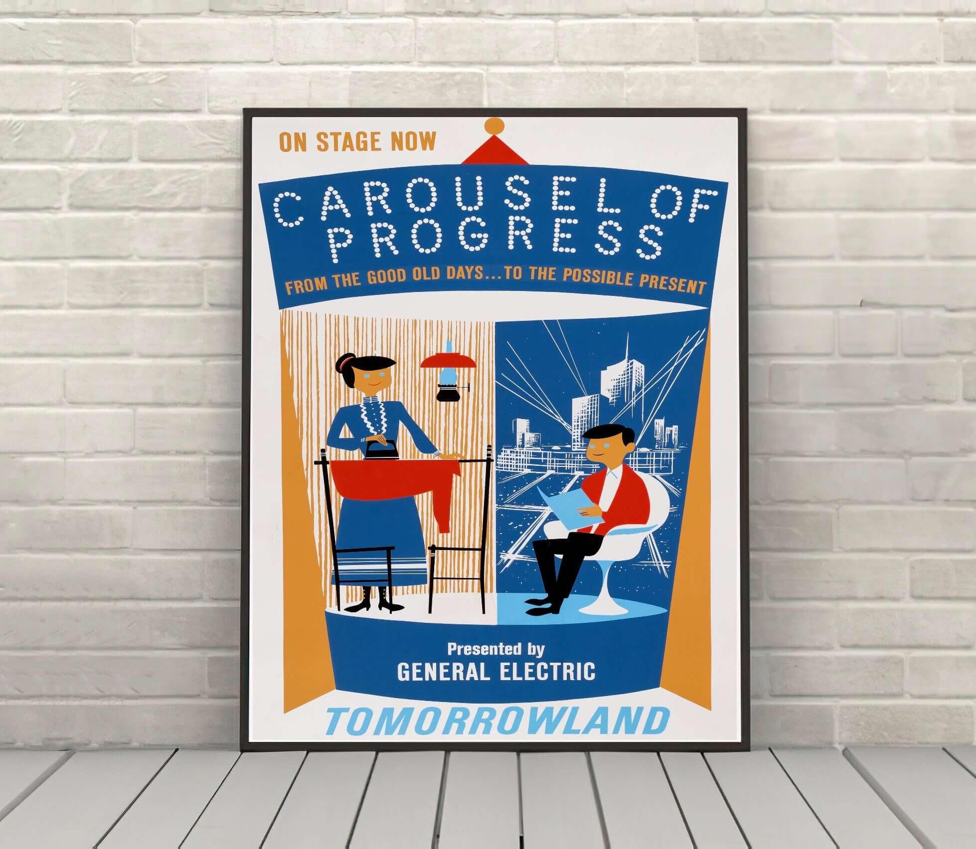 Carousel Progress Carousel of Progress Attraction Poster - CraftCentralCompany