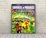 Carousel of Progress Attraction Poster World Fair Vintage Disney Poster Disney World Poster Tomorrowland Poster Magic Kingdom Disneyland