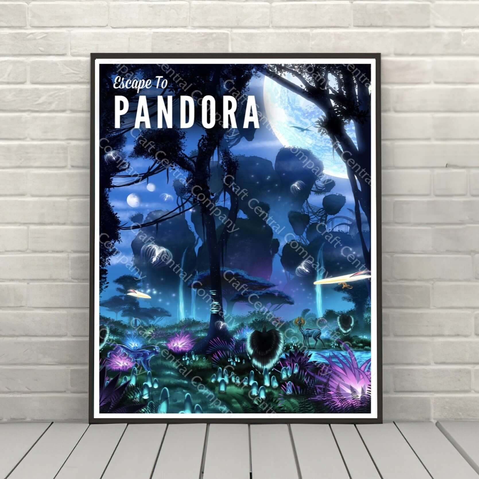 Pandora Poster Disney Attraction Poster Avatar...