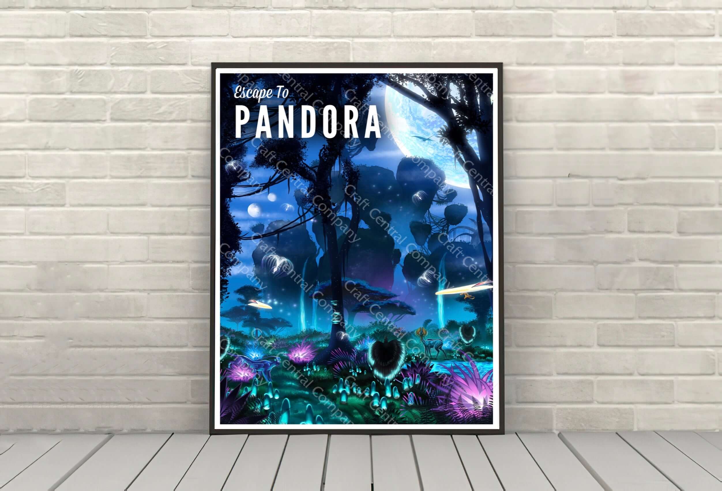 Pandora Poster Disney Attraction Poster Avatar...