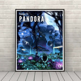 Pandora Poster Disney Attraction Poster Avatar Flight of Passage Poster Animal Kingdom Escape to Pandora Poster Travel Poster
