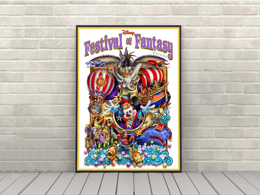 Festival of Fantasy Parade Poster Disney...