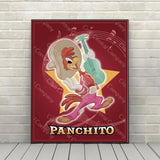 Gran Fiesta Tour Epcot Poster Three Caballeros Panchito Poster Disney Attraction Poster (3 Hidden Mickeys)