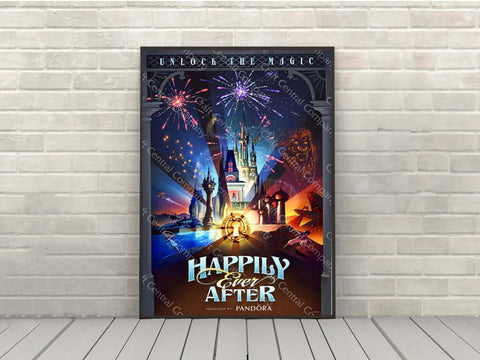 Happily Ever After Poster Magic Kingdom...