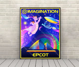 Imagination with Figment Poster Disney Epcot Center Attraction Posters