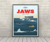 Jaws Poster Universal Studios Jaws movie Classic movie poster Vintage Poster Jaws the Ride poster