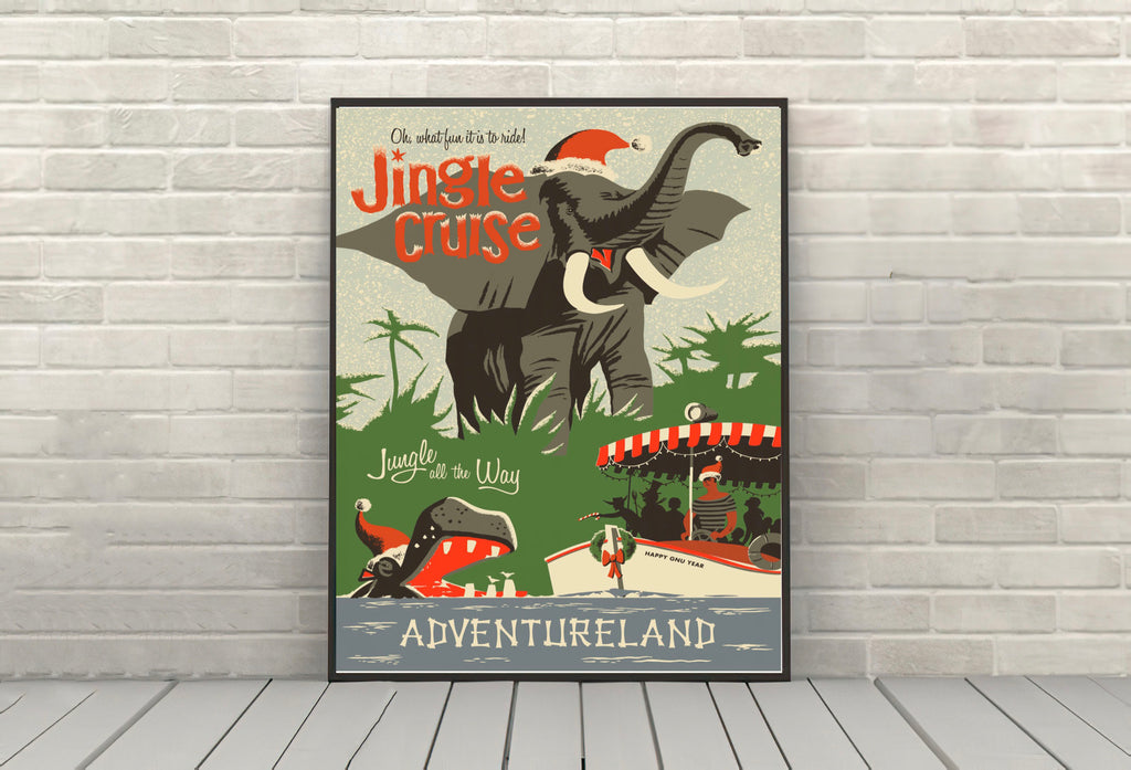 Jungle Cruise Poster Disney Attraction Poster...