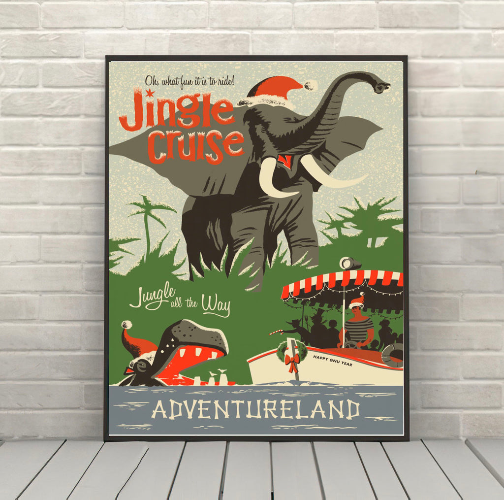 Jungle Cruise Poster Disney Attraction Poster...