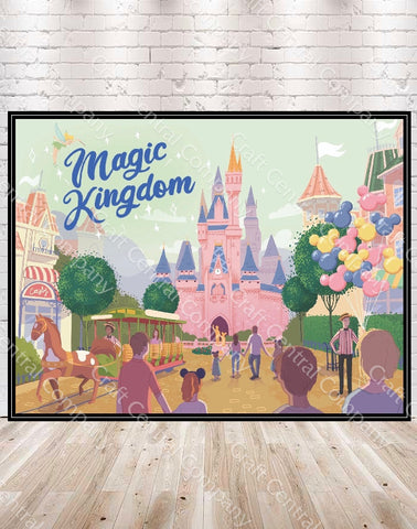 Magic Kingdom Poster Disney Poster Main...