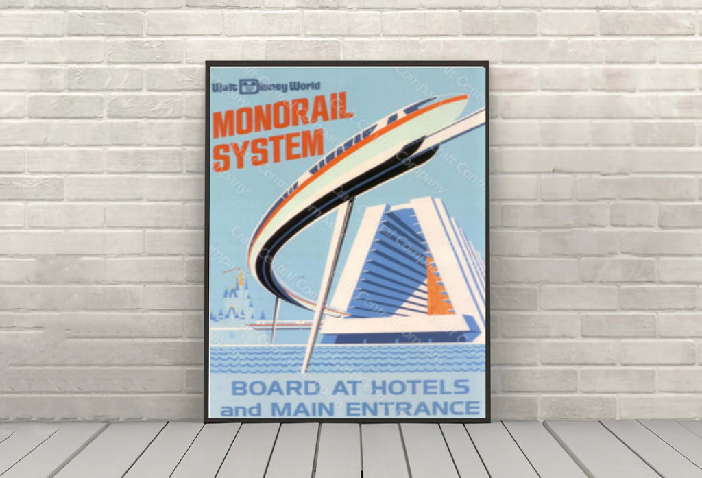 Monorail System POSTER Monorail Attraction Poster...