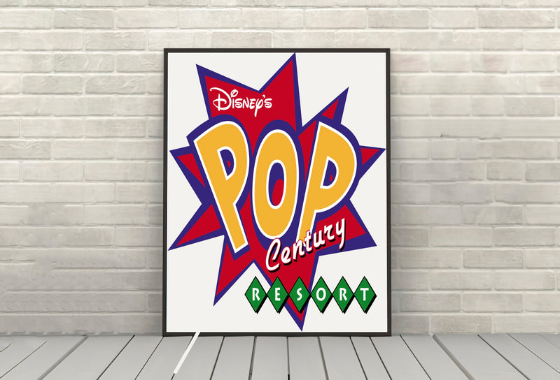 Disney Pop Century Resort Poster