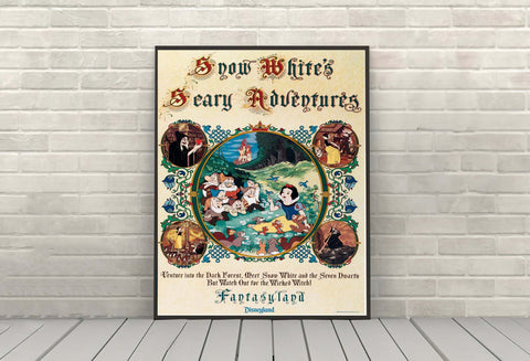 Snow White Scary Adventure Poster Snow...