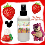 Toy Story Latso Strawberry Fragrance 2 oz Spray Bottle Room Spray Body Spray Disney Fragrance Summer Scent Main Street Fragrance Magic scent