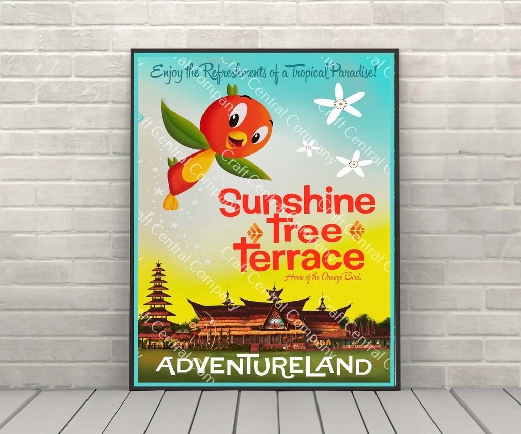 Sunshine Tree Terrace Poster Disney Attraction...