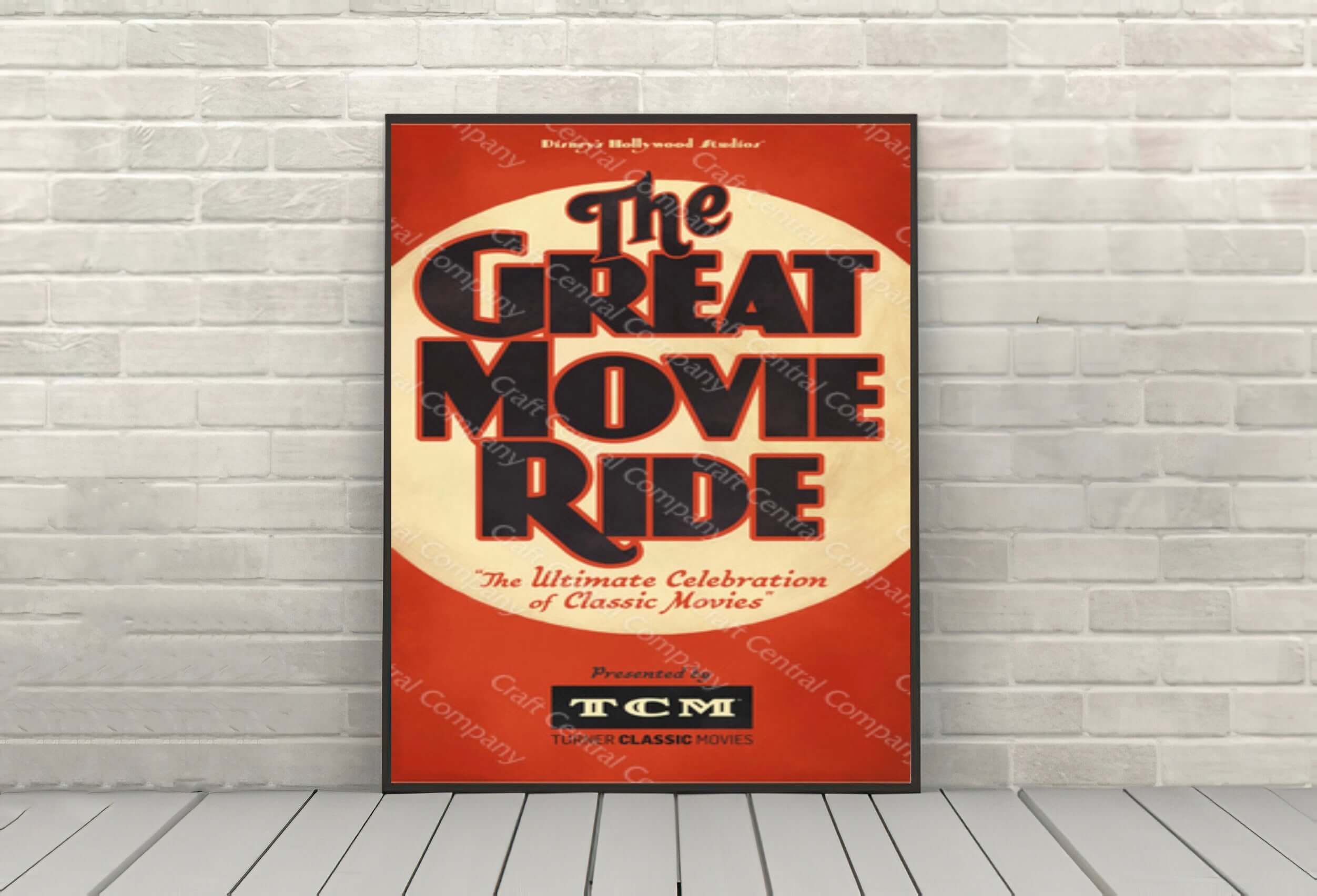The Great Movie Ride Poster Disney...