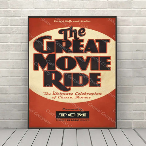 The Great Movie Ride Poster Disney...