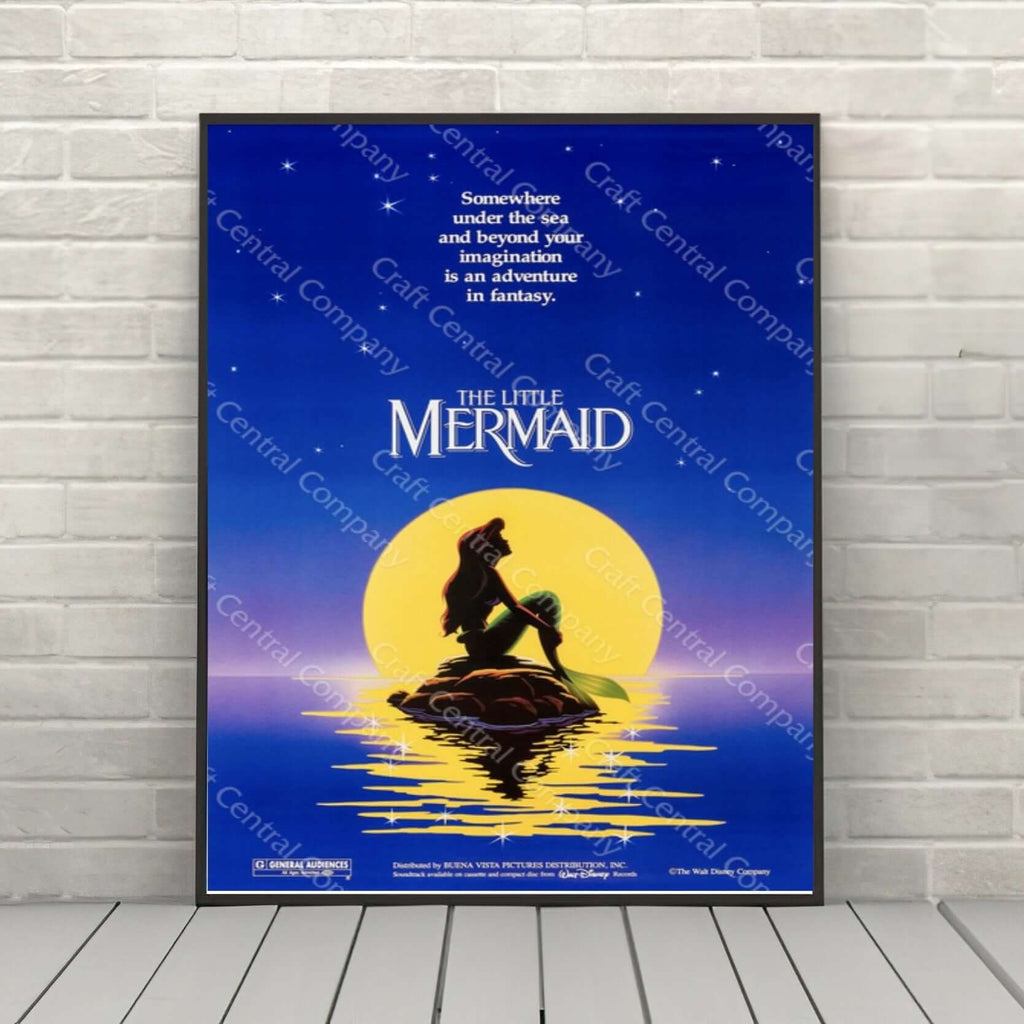 The Little Mermaid Disney World Poster – CraftCentralCompany