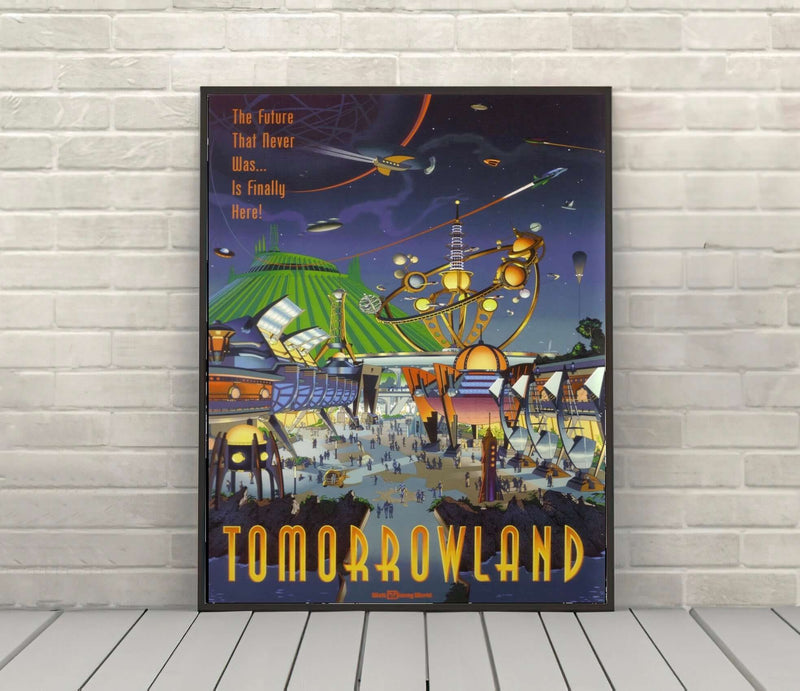 Tomorrowland Disney Attraction Poster