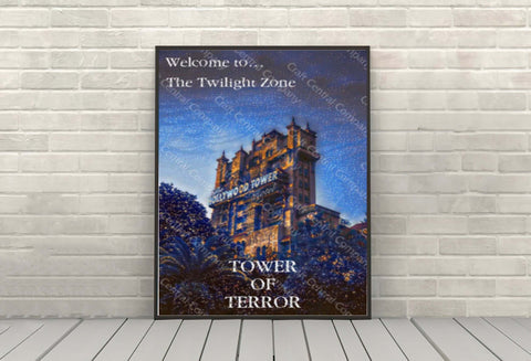 Tower of Terror Poster Disney Attraction...