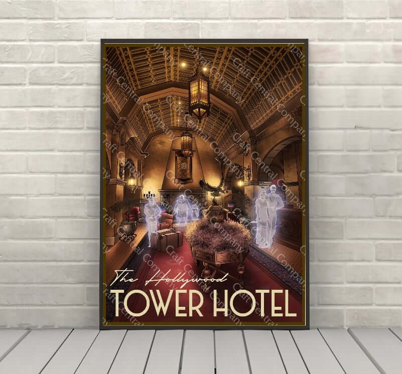 Tower of Terror Poster Hollywood Studios...