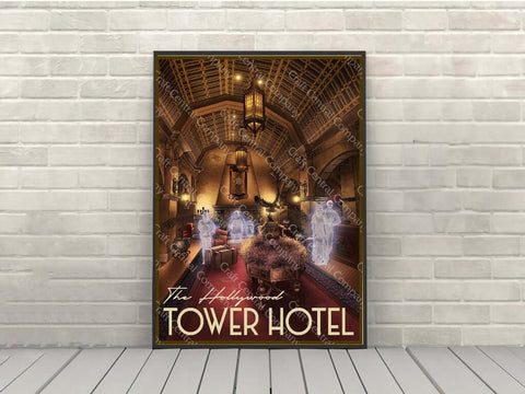 Tower of Terror Poster Hollywood Studios...