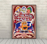 Toy Story Midway Mania POSTER Disney Attraction Poster Hollywood Studios Poster Toy Story Land Disney Poster Disneyland Poster  Ride Poster