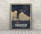 Twister Attraction Poster Universal Studios Vintage Movie Poster Twister the Ride poster