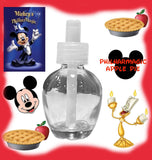 Mickey's Philharmagic Warm Apple Pie Wall Diffuser Fragrance Refill Be Our Guest Disney Fragrance Magic Kingdom (1oz)