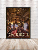 Tower of Terror Poster Hollywood Studios Poster Vintage Disney Poster Hollywood Tower Hotel Poster Twilight Zone Poster Hotel Lobby Poster
